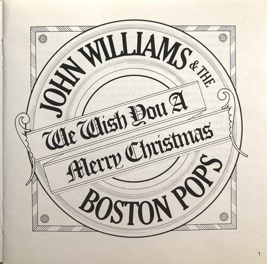 John Williams (4) & Boston Pops Orchestra : We Wish You A Merry Christmas (CD)