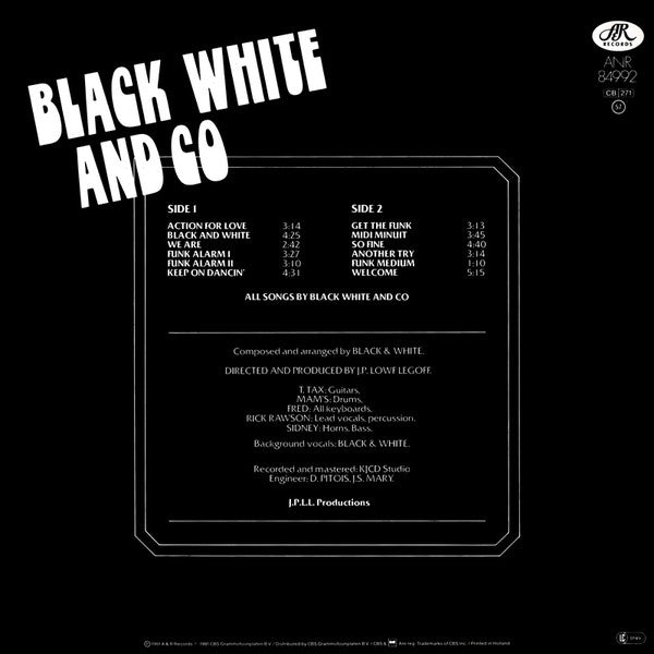 Black White And Co : Black White And Co (LP)