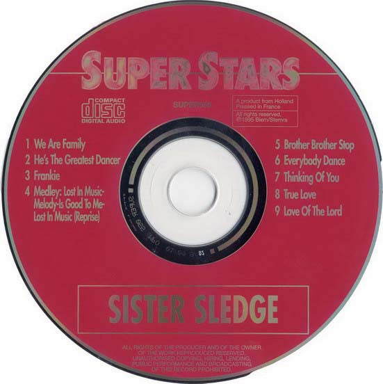 Sister Sledge : Super Stars (CD, Comp)