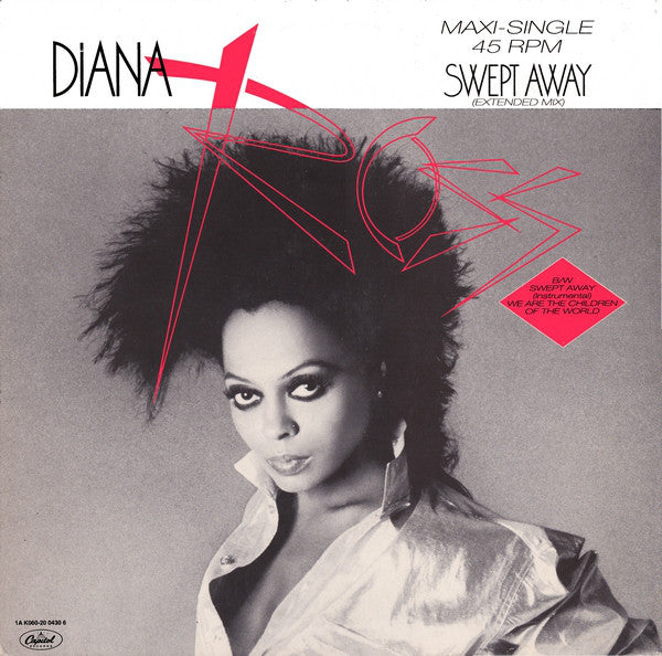 Diana Ross : Swept Away (Extended Mix) (12", Maxi)