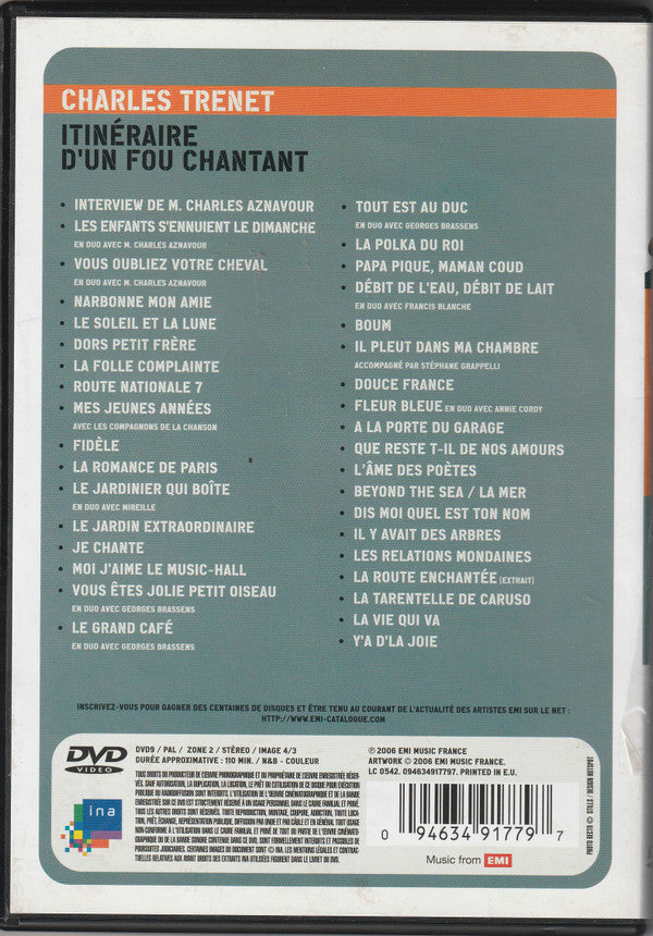 Charles Trenet : La Vie Qui Va - Itinéraire D'un Fou Chantant (DVD-V, Comp, PAL)