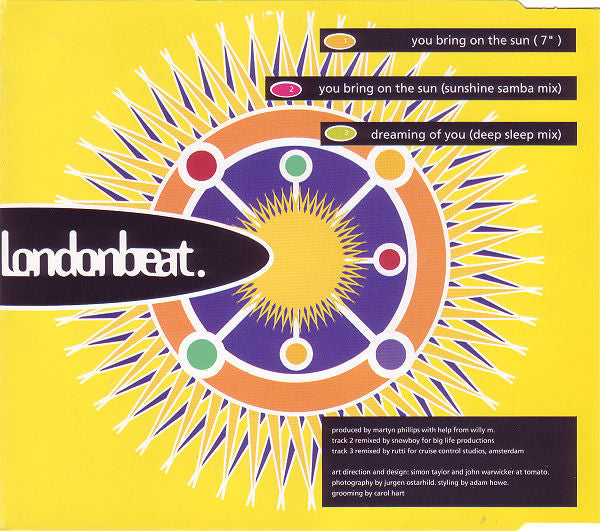 Londonbeat : You Bring On The Sun (CD, Maxi)