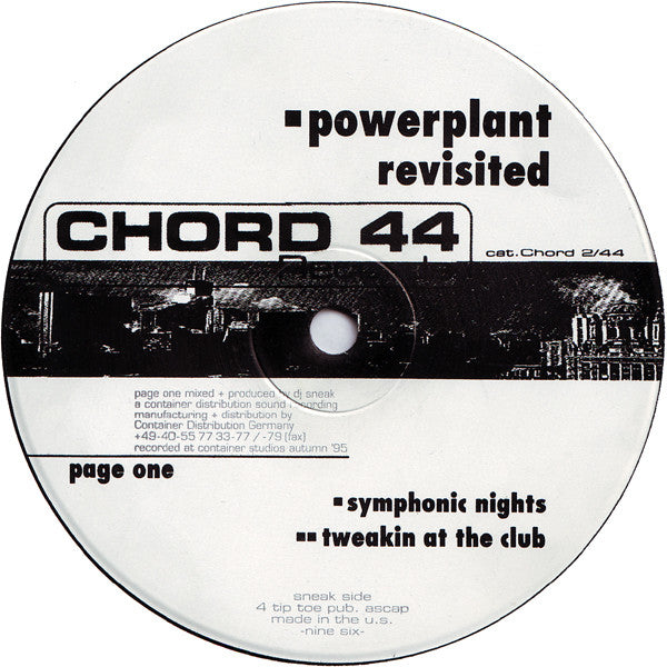 Roy Davis Jr. / DJ Sneak : Powerplant Revisited (Page One) (12")