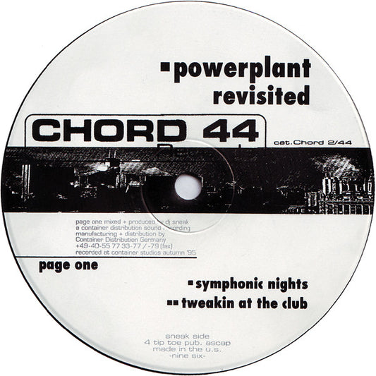 Roy Davis Jr. / DJ Sneak : Powerplant Revisited (Page One) (12")