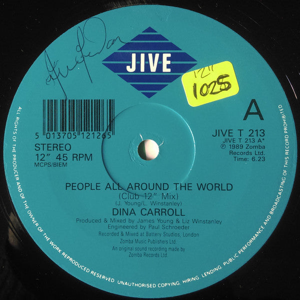 Dina Carroll : People All Around The World (12")