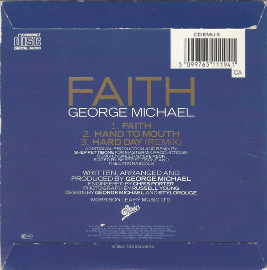 George Michael : Faith (CD, Single)