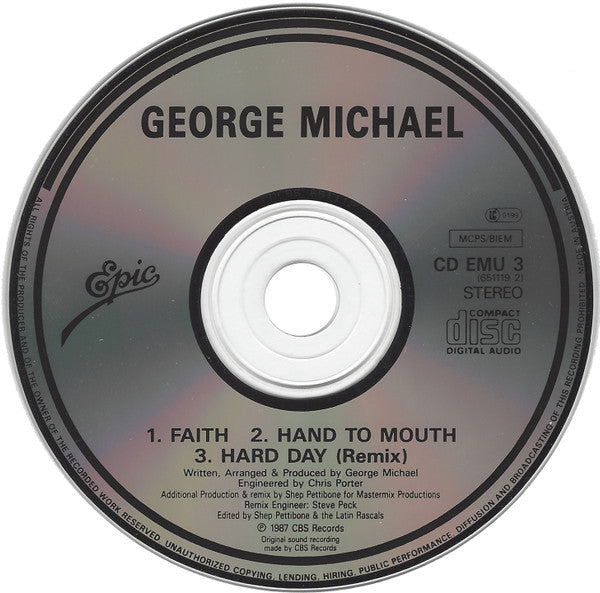 George Michael : Faith (CD, Single)