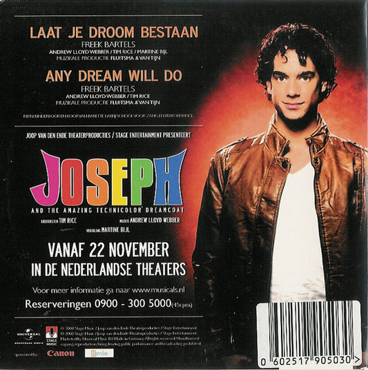Freek Bartels : Laat Je Droom Bestaan (CD, Single)