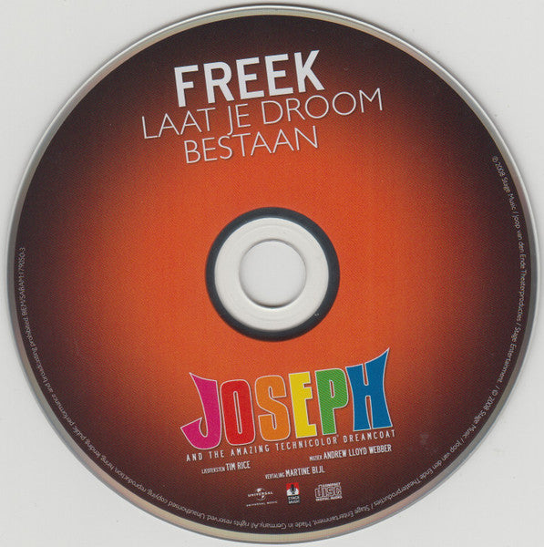 Freek Bartels : Laat Je Droom Bestaan (CD, Single)