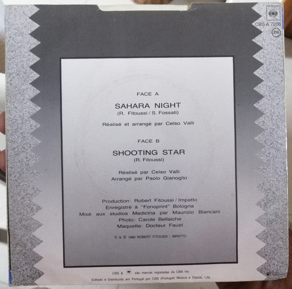 F.R. David : Sahara Night (7")