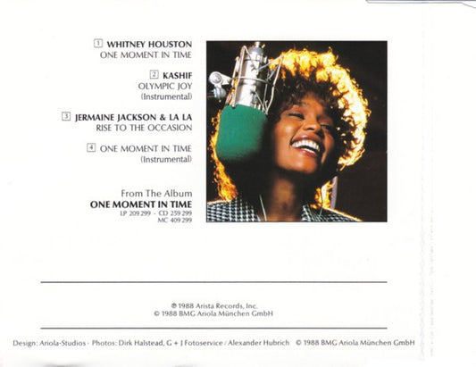 Whitney Houston : One Moment In Time (CD, Maxi)