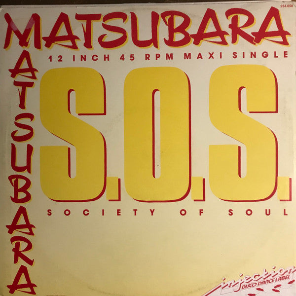 Masaki Matsubara : S.O.S. (Society Of Soul) (12", Maxi)