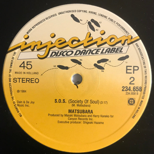 Masaki Matsubara : S.O.S. (Society Of Soul) (12", Maxi)