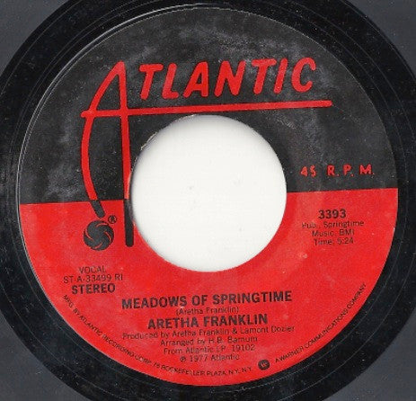 Aretha Franklin : Break It To Me Gently / Meadows Of Springtime (7", Single, Styrene, RI )