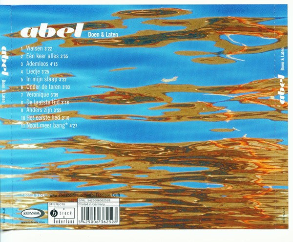 abel (2) : Doen & Laten (CD, Album)