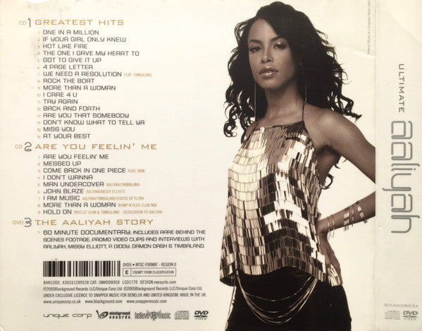 Aaliyah : Ultimate Aaliyah (2xCD, Comp + DVD-V, NTSC, Reg)