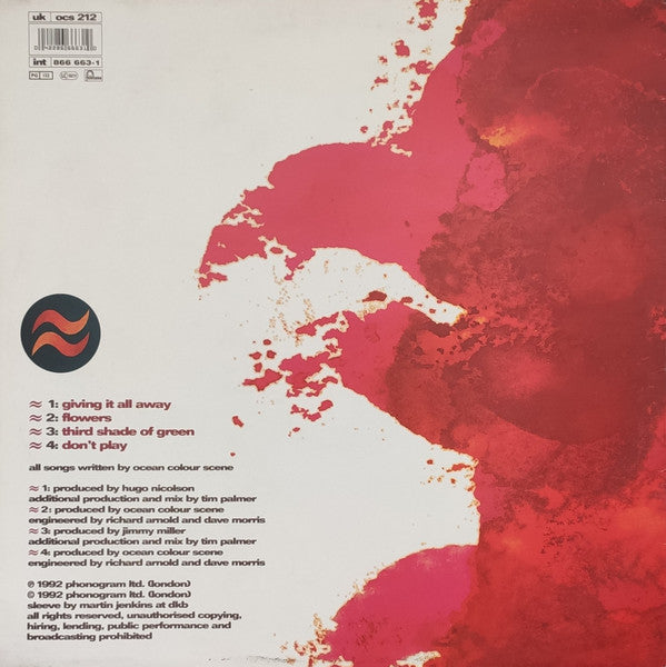 Ocean Colour Scene : Giving It All Away (12", Single)