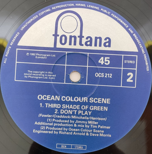 Ocean Colour Scene : Giving It All Away (12", Single)