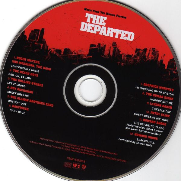 Various : Music From The Motion Picture The Departed (CD, Album, Comp, Jew)