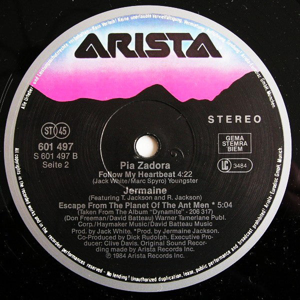 Jermaine Jackson & Pia Zadora : When The Rain Begins To Fall (12", Maxi)
