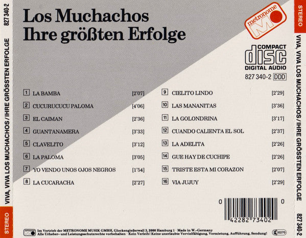 Los Muchachos : Viva, Viva (CD, Comp)