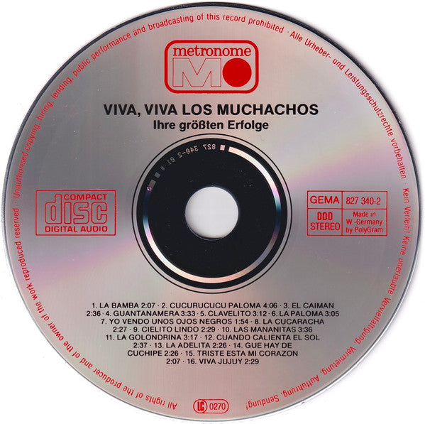 Los Muchachos : Viva, Viva (CD, Comp)