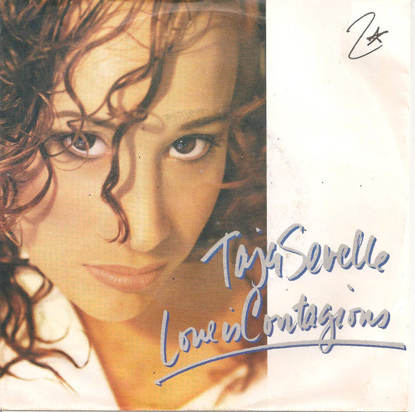 Taja Sevelle : Love Is Contagious (7", Single)
