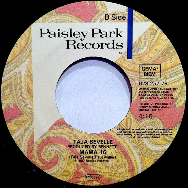 Taja Sevelle : Love Is Contagious (7", Single)