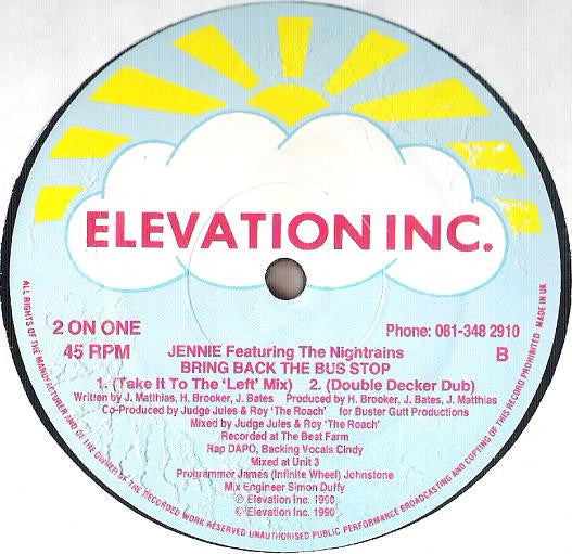 Jennie Matthias Featuring Night Trains : Bring Back The Bus Stop (12", Single)