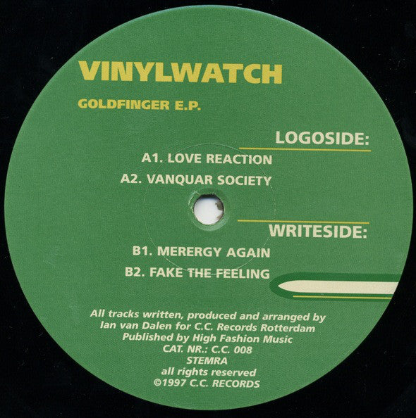 Vinylwatch : Goldfinger E.P. (12", EP)