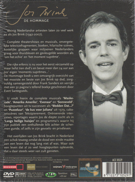 Jos Brink : De Hommage (10xDVD-V, Comp, PAL, Reg)
