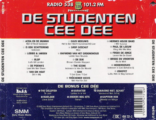 Various : De Studenten Cee Dee (CD, Comp + CD, Album)