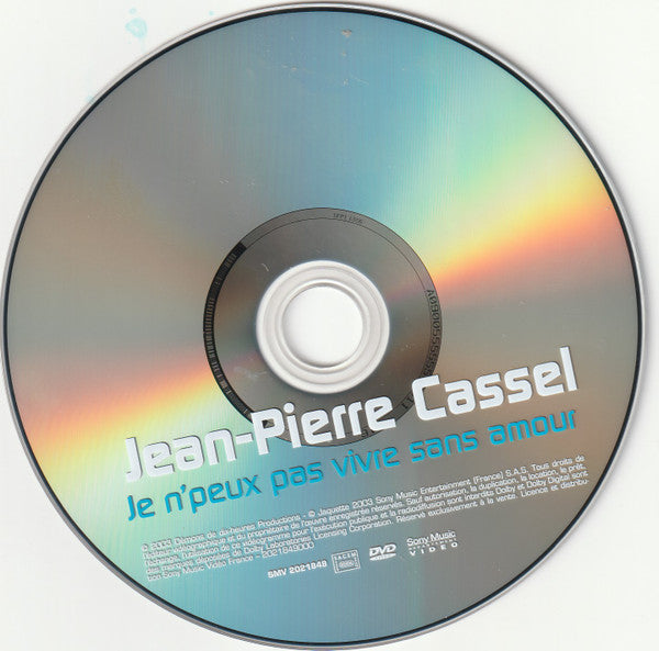 Jean-Pierre Cassel : Je N'peux Pas Vivre Sans Amour (DVD-V, PAL)