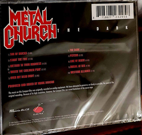 Metal Church : The Dark (CD, Album, RE)
