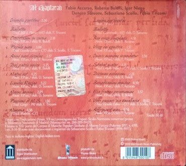 Al Qantarah : Troparium De Catania. Feste E Canti Della Sicilia Normanna (CD)