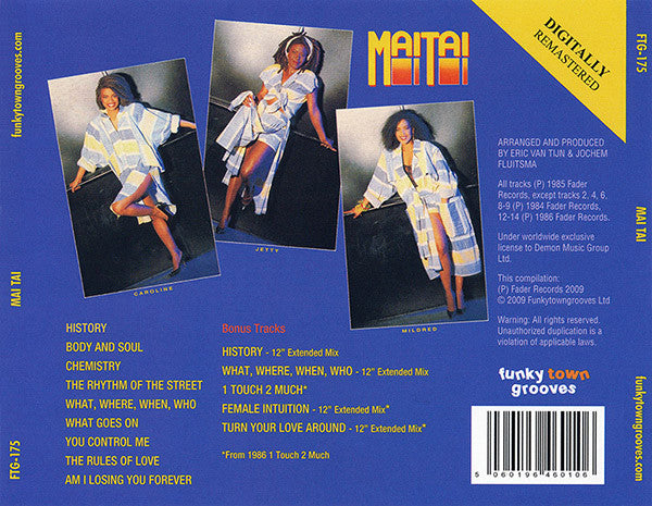Mai Tai : Mai Tai (CD, Album, RE, RM)