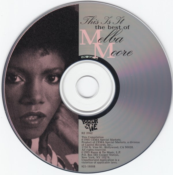 Melba Moore : This Is It - The Best Of Melba Moore (CD, Comp)
