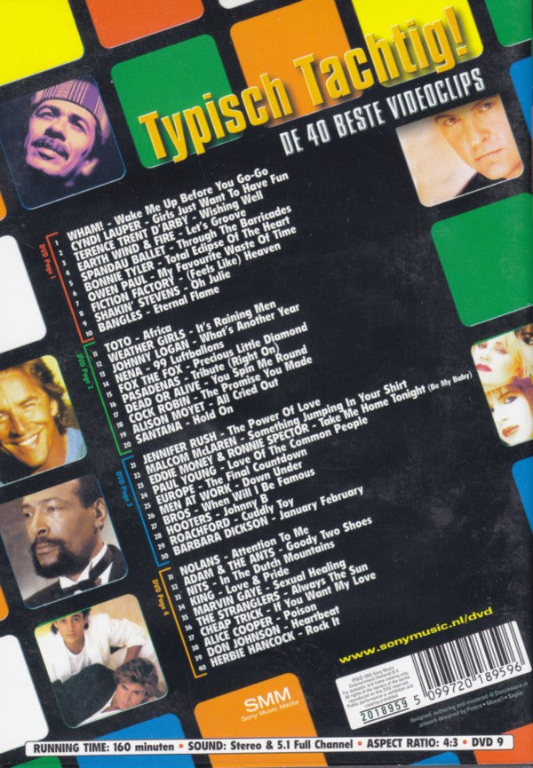 Various : Typisch Tachtig! (DVD-V, Comp, PAL)