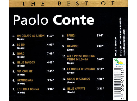 Paolo Conte : The Best Of Paolo Conte (CD, Comp)