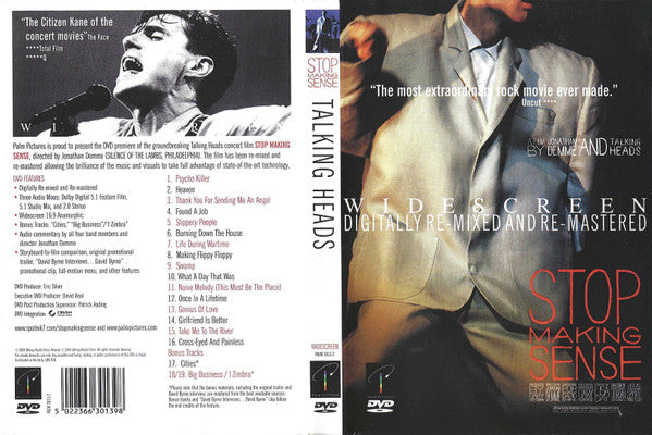Talking Heads : Stop Making Sense (DVD-V, RE, RM, Multichannel, PAL)