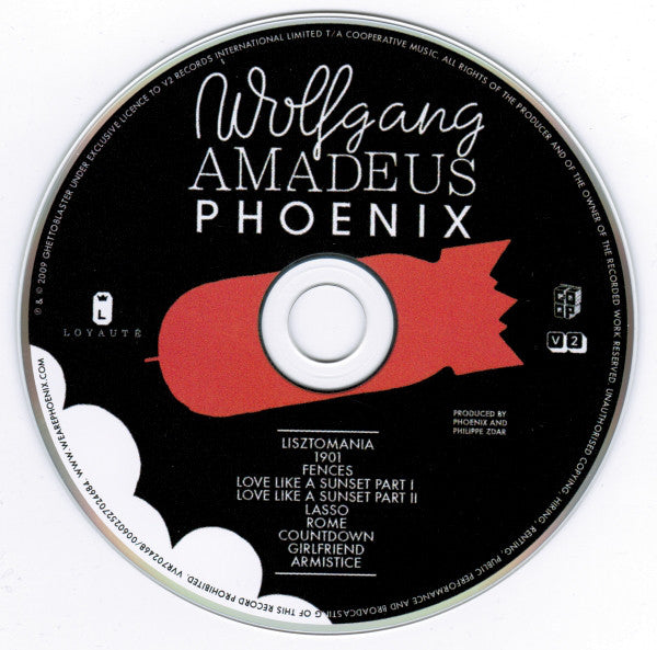 Phoenix : Wolfgang Amadeus Phoenix (CD, Album)