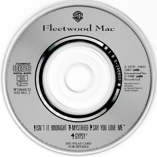 Fleetwood Mac : Isn't It Midnight (CD, Mini, Single)