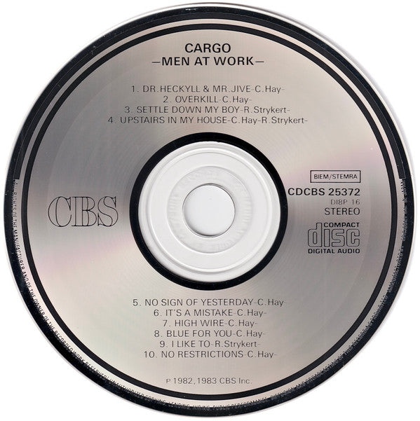 Men At Work : Cargo (CD, Album)