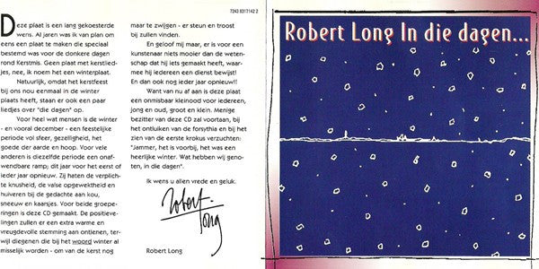 Robert Long : In Die Dagen... (CD, Album)