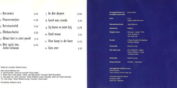 Robert Long : In Die Dagen... (CD, Album)