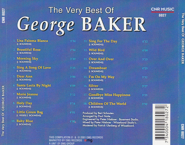 George Baker : The Very Best Of (CD, Comp)