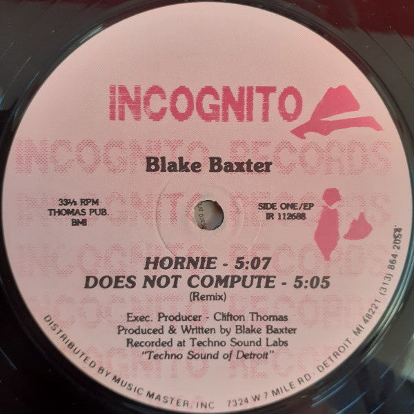 Blake Baxter : EP (12", EP, Unofficial)