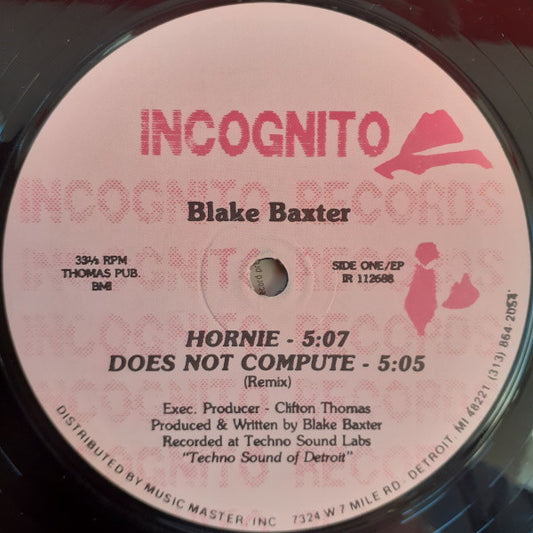 Blake Baxter : EP (12", EP, Unofficial)