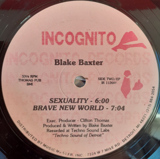 Blake Baxter : EP (12", EP, Unofficial)