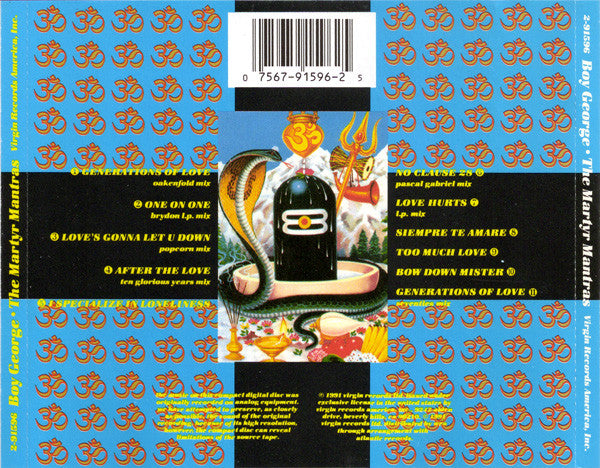 Boy George : The Martyr Mantras (CD, Album)